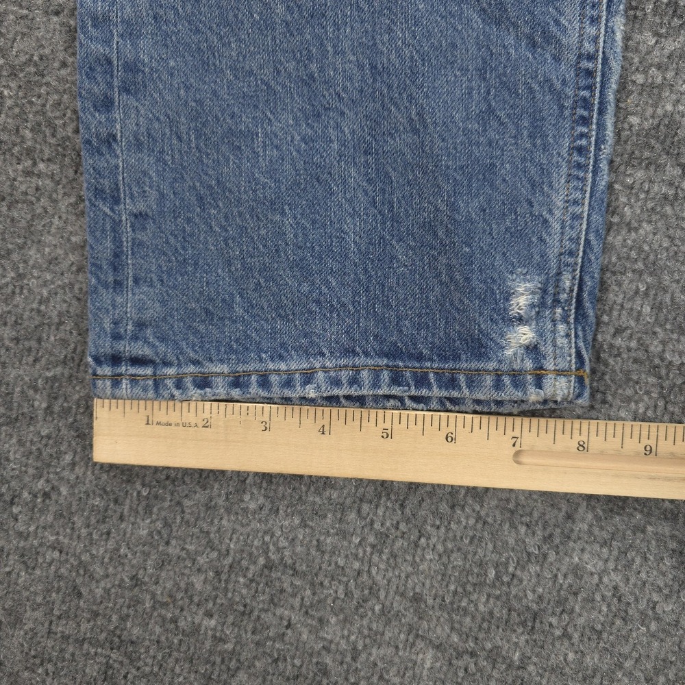 AGOLDE Jeans Womens 31 Blue Parker Easy Straight Button Fly Denim Preppy - Picture 12 of 13